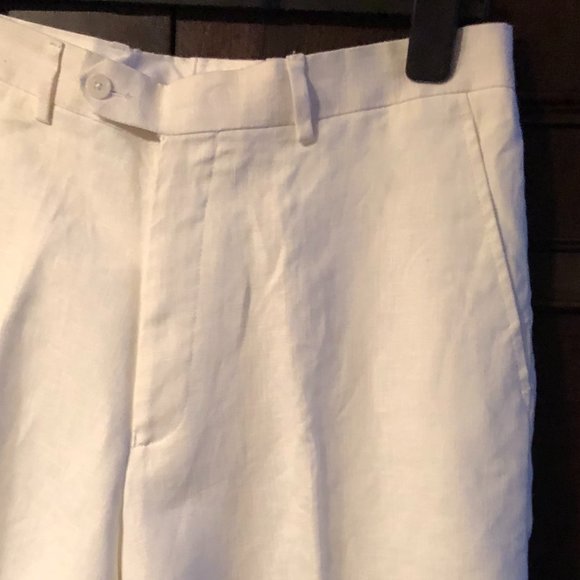 AFAZZY New York men's W32 White linen - Picture 3 of 9